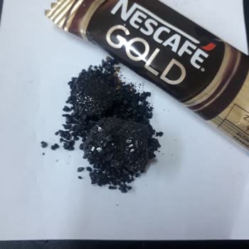 Gold Nescafe Kömür Olmuş
