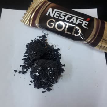 Gold Nescafe Kömür Olmuş