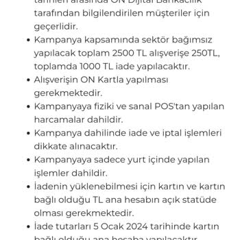 On Dijital Bankacılık Onbank Burganbank 10.000TL Harca 1000TL Ödül