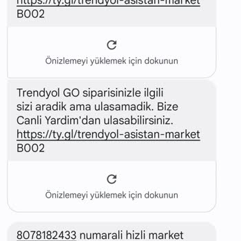Trendyol Hızlı Market Trendyol GO'da Adres Sorunu Ve İptal Edilen Sipariş