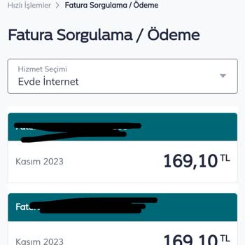 Türk Telekom Ve İnterneti Kapatmama Rağmen 4 Tane Fatura Çıkardı.