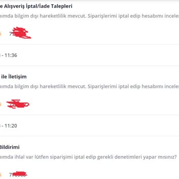 Pazarama Şüpheli İşlem Ve Yapılmayan İade