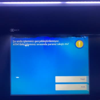 Yapı Kredi Bankası ATM Para Sıkışması Ve Çözümsüzlük