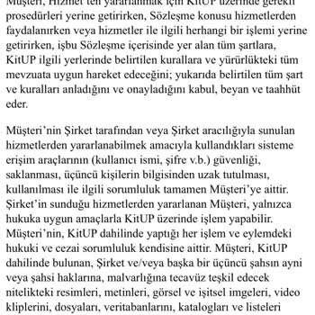 Kitup Ücret İadesi Yapmıyor