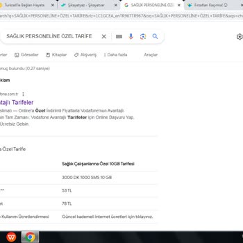 Vodafone Sağlık Personeline Özel Tarife Olmaması