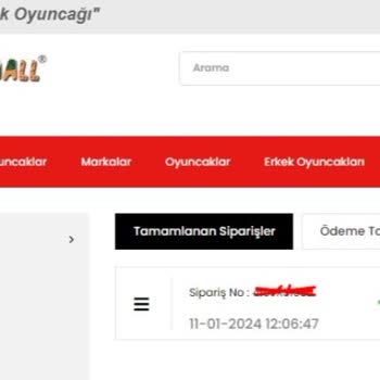 OyuncakMall Siparişim Gönderilmedi