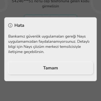 Nays Hesabına Giriş Yapamıyorum