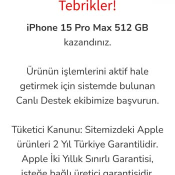E-ticaret Marka Taklidiyle Dolandırıcılık Pulimobiles.com iPhone 15 Kazandınız Vaadi