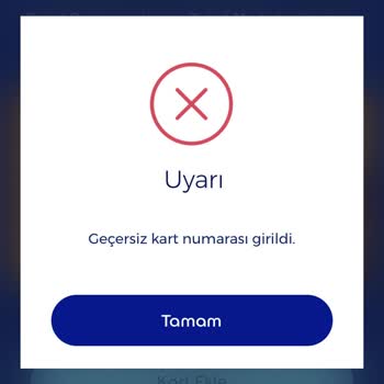 Ticket Restaurant Ticket Kartımı Aktif Edemiyorum Geçersiz Kart Numarası Hatası Veriyor