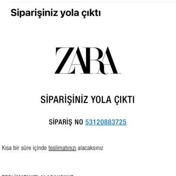 Zara Ürün Teslim Etmedi...