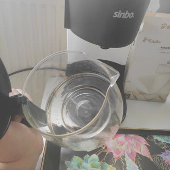 Sinbo Filtre Kahve Makinesinin Cam Demliğinin Çatlaması