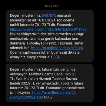 Millenicom Sözleşmeye Uymadığı Ve Cayma Bedeli Çıkarmaları