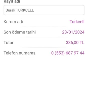 Turkcell Kurumsal Mağduriyetinin Kişiler Tarafından Giderilmemesi