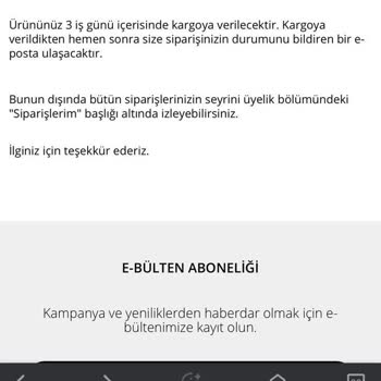 İsem Kitap Kargo Sorunu Ve İletişim Sıkıntısı