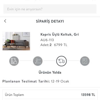 Vivense Teslimatım Belirtilen Tarihte Yapılmadı