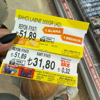 Groseri Gıda Etiketi Fiyatı Yanılgısı