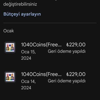 Playstore Geri Ödeme