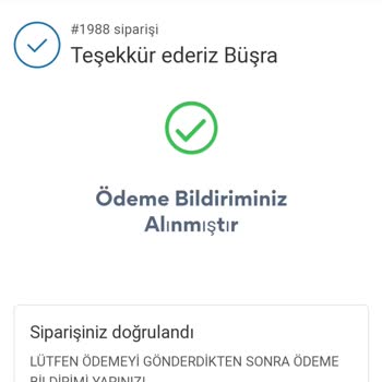 Şımarık Giyim (simarikgiyimm) Siparişimi Verdim Belirttikleri İbana Para Transferini Yaptım.