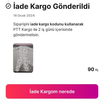 Gardrops'tan İade Yapacağım Satıcı Teslim Alamayacağını Söylüyor