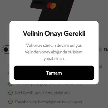 Papara Veli Onay İptal Etmek