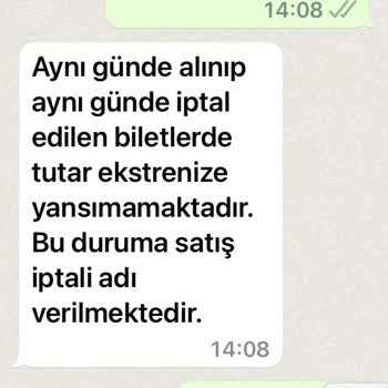 Kamil Koç Ücret İadesi Yapmıyor