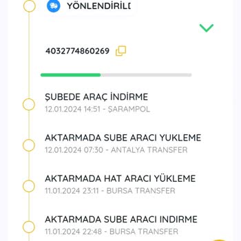Aras Kargo Antalya Şarampol Kargoyu Teslim Etmiyor