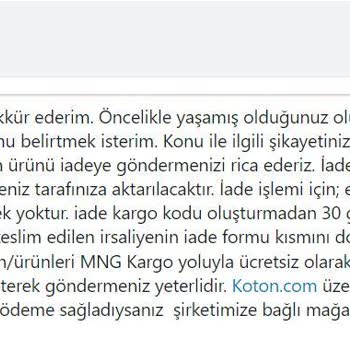 Koton Aldığım Ürünü Eksik Yolluyor Farklı Mağazaları Kullanın