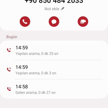 0850 484 30 33 Numara Araması