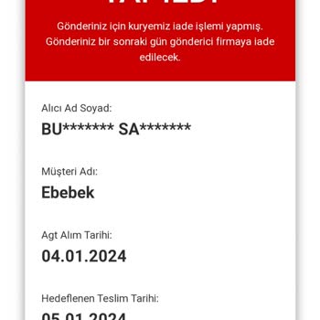 Ebebek Para İadesi Yapmıyor!
