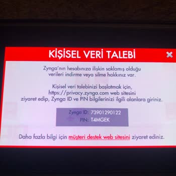 Zynga Süresiz Ban Kaldırma