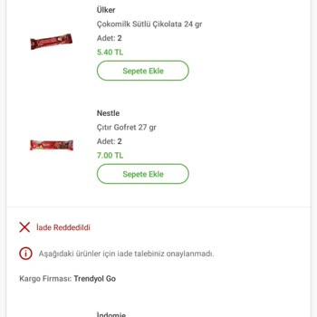 Trendyol İle Mopaş'tan Yaptığım Ürün Eksik Geldi