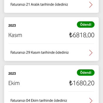 Vodafone Hatalı Fatura Sorunu