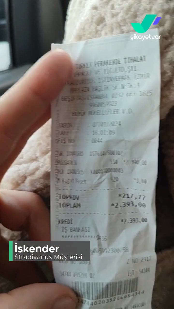 Stradivarius Ürün İadesi Söz Konusu videonun kapak resmi