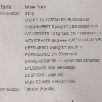 Bosch Trabzon'daki Bayiden Alınan Ev Aletlerinde Yaşanan Teslimat Sorunu