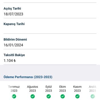 Findeks Kredi Notumun Değişmemesi Hakkında