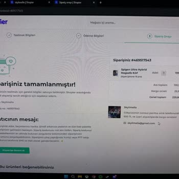 Skylimella Yanlış Ürün Gönderimi Ve Müşteriye Geri Dönüş Yapılmaması