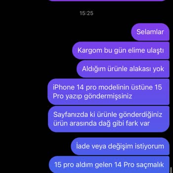 Skylimella Yanlış Ürün Gönderimi Ve Müşteriye Geri Dönüş Yapılmaması