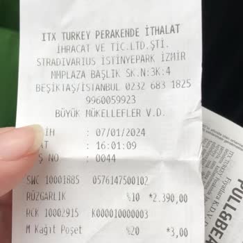 Stradivarius Müşteri Hakkımı Kullanmak İstiyorum