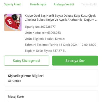 Çiçek Sepeti Extra Teslimat Sorunu