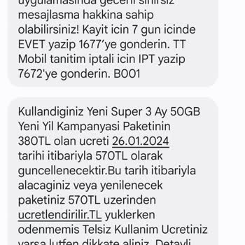 Türk Telekom Taahhütlü Fiyata Zam 1 Yıl Olmadan 3 Farklı Zam