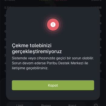 Paribu Hesabımda Ki Paramı Kullanamıyorum.