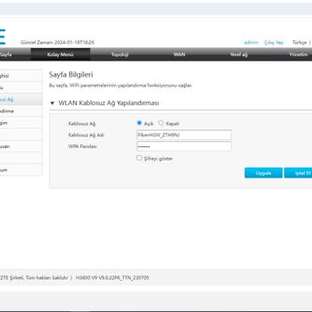 Zte Modem H3600 Çözüm Sağlayın!