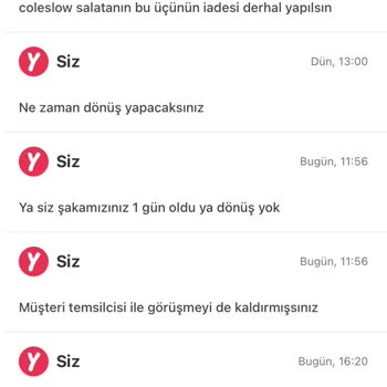 Yemeksepeti Online Siparişte Eksik Ve Hasarlı Ürün Problemi