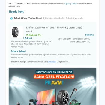 Kendinizi Epttavm İle Çalışan Oto Tyres A Kullandırtmayın