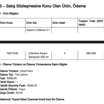 Eksik Ürün Gönderen Gratis