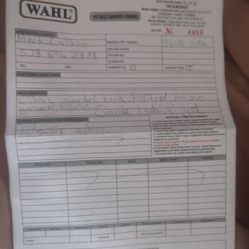Hepsiburada Wahl Tıraş Makinesi İade / Değişim Talebi