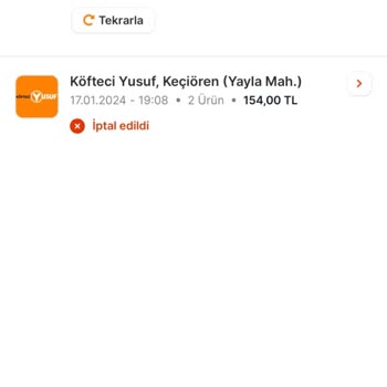 Migros Yemek Teslim Olmayan Ürün