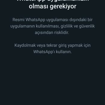 WhatsApp Im Engellendi