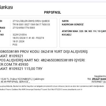 CV Maker Olmayan Abonelik Ücreti Onayım Olmadan Hesabımdan Çekilmesi