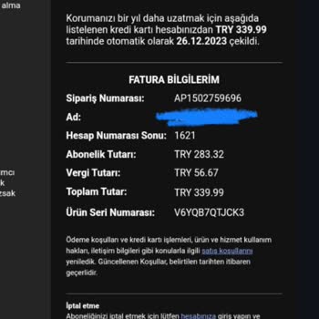 Norton Haksız Kazanç Sağlıyor Habersiz Abone Yapıp Ücret Kesiyor